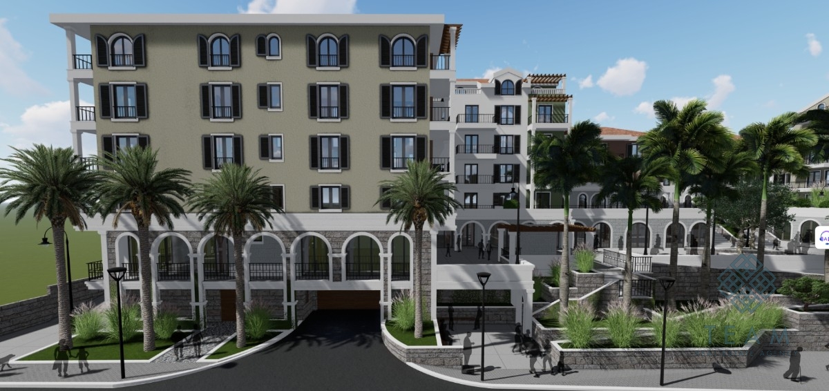 Тиват, Донья Ластва, однокомнатная квартира 48 м²